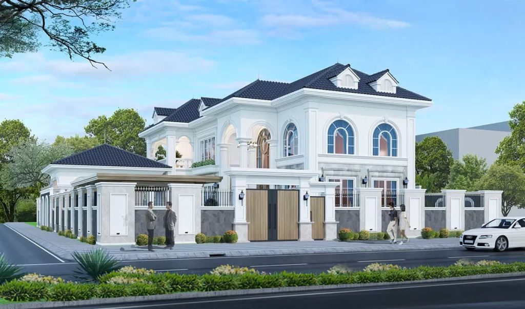 thiết kế biệt thự 500m2